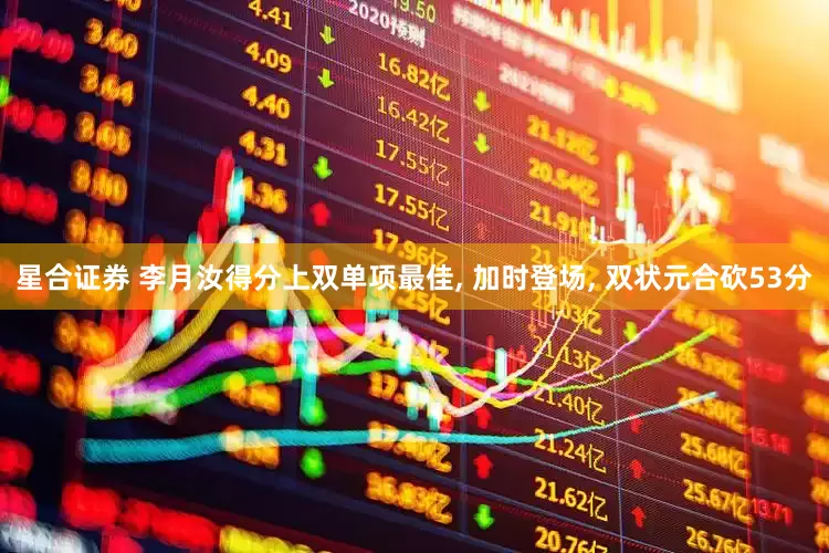 星合证券 李月汝得分上双单项最佳, 加时登场, 双状元合砍53分